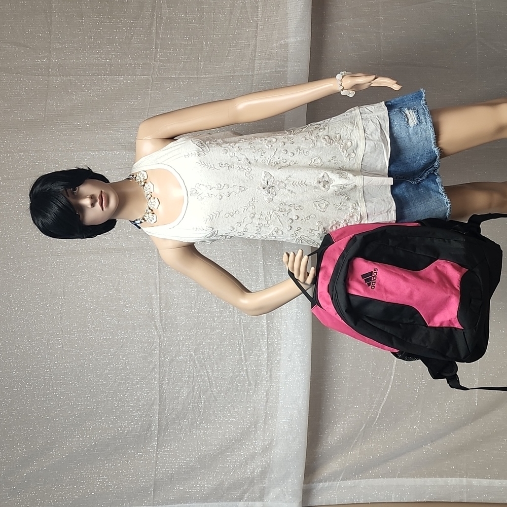 Adidas Backpack Pink and Black